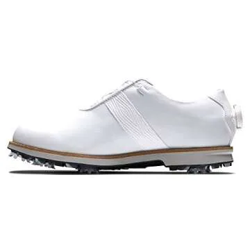 FootJoy Women's Premiere Series Boa Previous Season Style Golf Shoe, White/White, 10