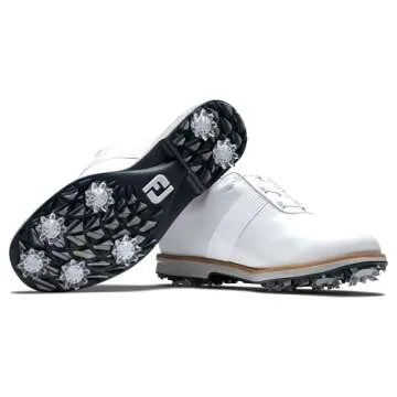 FootJoy Women's Premiere Series Boa Previous Season Style Golf Shoe, White/White, 10