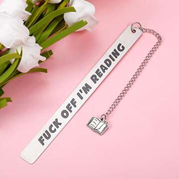 Funny Book Marks for Reading Women Men Gifts for Book Lovers Men Women Friends, Birthday Christmas Gifts Book Mark for Reading Men Writers Teachers, Valentine Graduation Stuffers for Him Her 2025