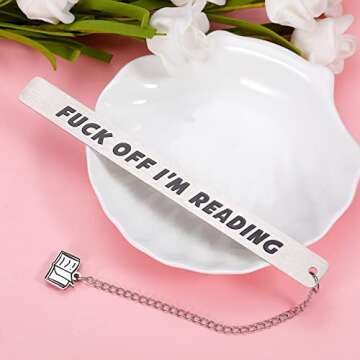 Funny Book Marks for Reading Women Men Gifts for Book Lovers Men Women Friends, Birthday Christmas Gifts Book Mark for Reading Men Writers Teachers, Valentine Graduation Stuffers for Him Her 2025