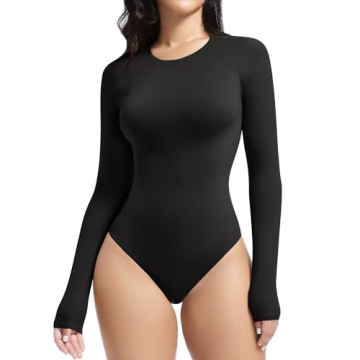 YIANNA Long Sleeve Bodysuit - Stylish & Comfortable Essentials