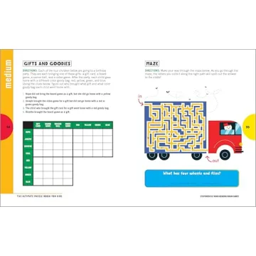 The Ultimate Puzzle Book for Kids: Fun Brain Teasers
