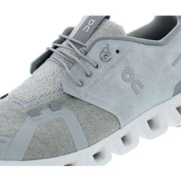 ON Cloud 5 Terry Mens Shoes Size 10.5, Color: Glacier/Lunar