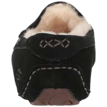 UGG Women's Ansley Slipper, Black, 09