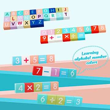 Educational Wooden Building Blocks for Toddlers - LENNYSTONE