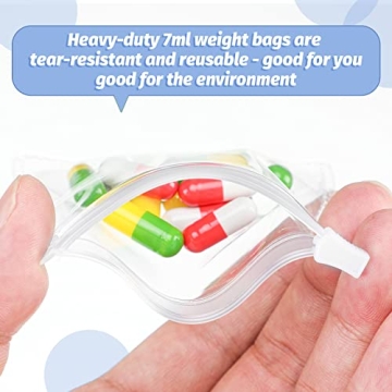 Reusable Pill Pouch Bags for Travel & Medication Organization