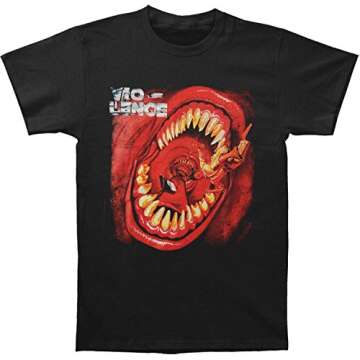 Vio-Lence Men's Mouth T-shirt Small Black
