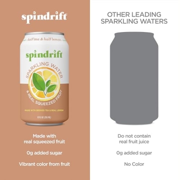 Refreshing Spindrift Half Tea & Half Lemon Sparkling Water
