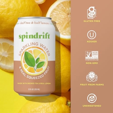 Refreshing Spindrift Half Tea & Half Lemon Sparkling Water