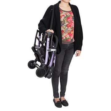 Baby Trend Tri-Fold Mini Stroller, Lilac