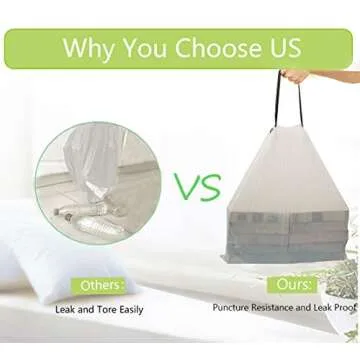 Besli 10 Gallon Drawstring Trash Bag Garbage Bag Trash Can Liner,0.9 Mil,90 Counts