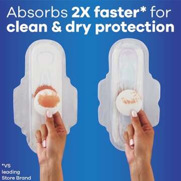 Always Ultra Thin Feminine Pads with Wings for Women