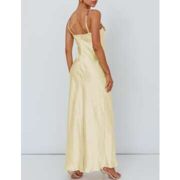 Buy Floral Embroidered Satin Dress for Women Online