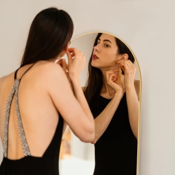 NEWBULIG Full Length Arched Mirror - Stylish and Durable