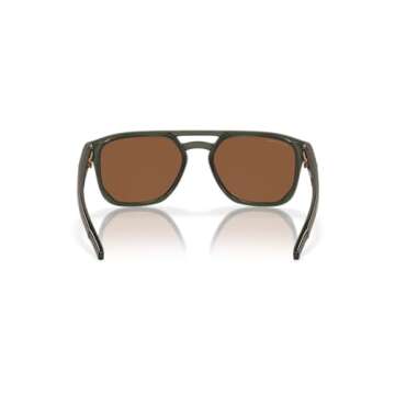 Oakley Men's OO9436 Latch Beta Square Sunglasses, Olive Ink/Prizm Tungsten, 54 mm