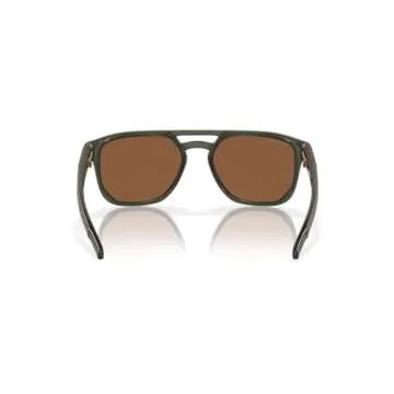 Oakley Men's OO9436 Latch Beta Square Sunglasses, Olive Ink/Prizm Tungsten, 54 mm