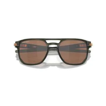 Oakley Men's OO9436 Latch Beta Square Sunglasses, Olive Ink/Prizm Tungsten, 54 mm