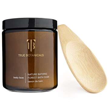 True Botanicals - Body Love Nature Bathing Bath Soak | Non-Toxic, Cruelty-Free | Soothes + Moisturizes to Rejuvinate Dry Skin | Made Safe (Forest, 8 oz | 237 ml)