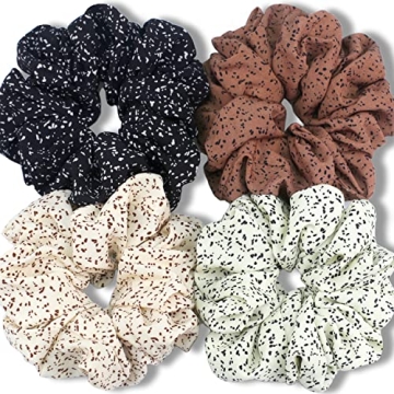 Premium Satin Extra Large Scrunchies for Thick Hair - Luxurious & Durable