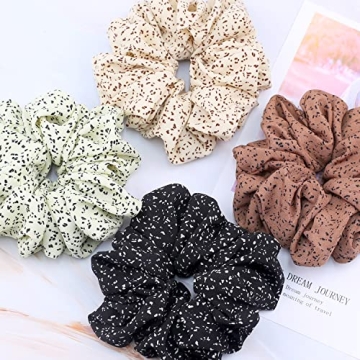 Luxurious Extra Large Satin Scrunchies for Thick Hair