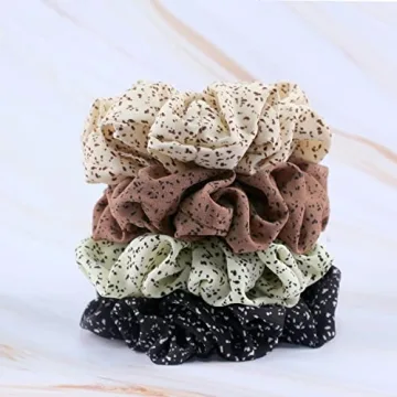 Luxurious Extra Large Satin Scrunchies for Thick Hair