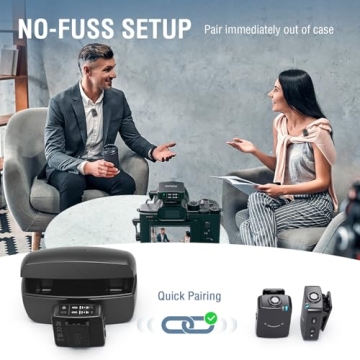 FIFINE Wireless Lavalier Mic - Ideal for Vlog & Interview