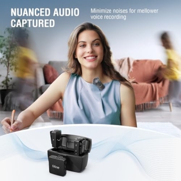 FIFINE Wireless Lavalier Mic - Ideal for Vlog & Interview