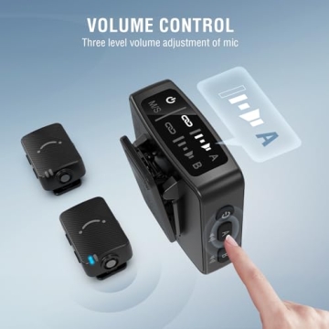 FIFINE Wireless Lavalier Mic - Ideal for Vlog & Interview