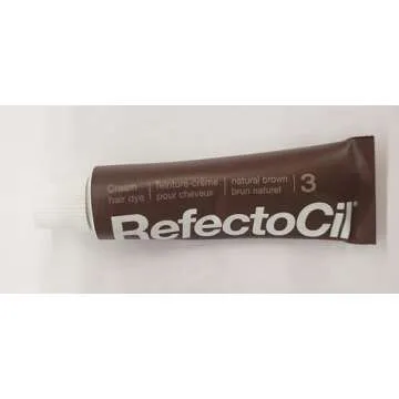RefectoCil Cream Hair Dye 2-Pack – Professional Hair Tint for Long-Lasting Color – Natural Brown (#3) + Light Brown (#3.1)