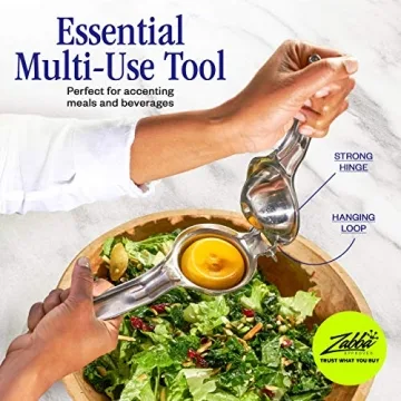 Nuvantee Citrus Juicer - Durable Stainless Steel Squeezer