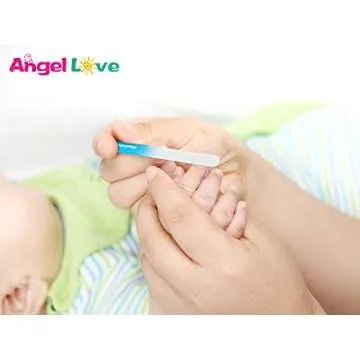 Baby Nail File, 3 Pack, Emery Board Glass, Crystal, Set for Newborns, Toddlers, Infant, Babies & Young Children, New Moms & Baby Shower,ZJC2