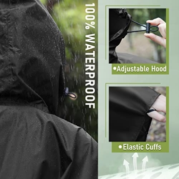 Unisex Waterproof Rain Poncho for All Weather Conditions