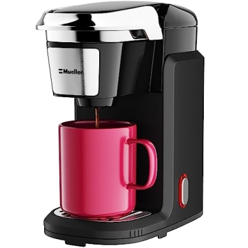 Mueller Ultimate Single Serve Coffee Maker, Personal Coffee Brewer Machine for Single Cup Pods & Reu...