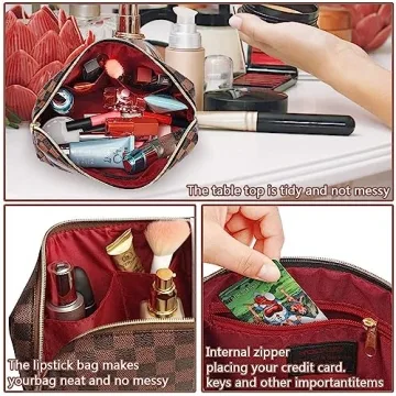 BAGCRAZY Makeup Bag for Stylish Storage and Travel