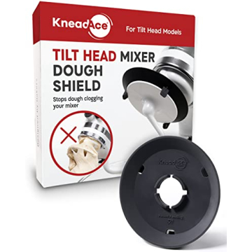 KneadAce Dough Hook Shield For Kitchen Aid - Prevents Your Dough from Climbing Up and Clogging Up Yo...