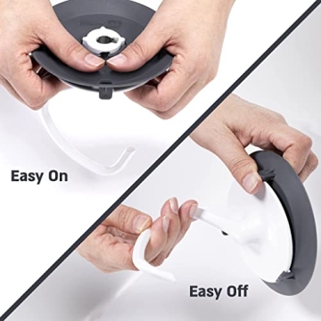 KneadAce Dough Hook Shield for KitchenAid Prevents Dough Clogging