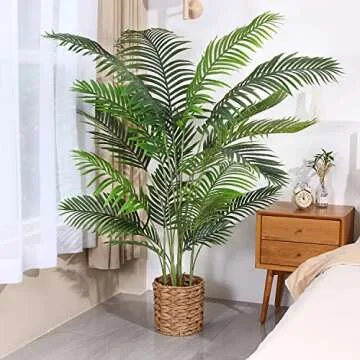 Fopamtri 6 Feet Faux Areca Palm Tree for All Rooms