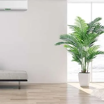 Fopamtri 6 Feet Faux Areca Palm Tree for All Rooms