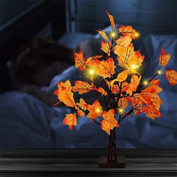 Artistic 24 LED Lighted Fall Maple Tree for Home Decor