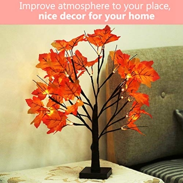 Artistic 24 LED Lighted Fall Maple Tree for Home Decor
