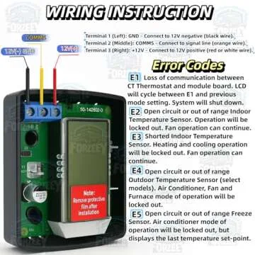 RV Thermostat Replacement for Dometic 3316250.712 Upgrade