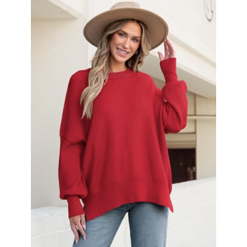 ANRABESS Oversized Fall Pullover for Chic Comfort