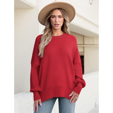 ANRABESS Oversized Fall Pullover for Chic Comfort