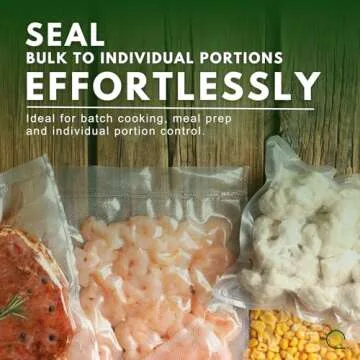 Premium 11x50 Vacuum Food Sealer Bags for Sous Vide Cooking