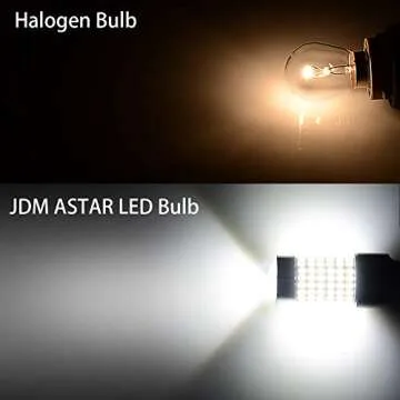 JDM ASTAR Extremely Bright 144-EX Chipsets 7440 7441 7443 7444 992 White LED Bulbs with Projector Fo...