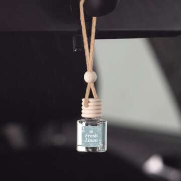 CANDECraftCo Long-Lasting Car Air Freshener - Fresh Linen