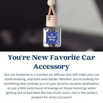 CANDECraftCo Long-Lasting Car Air Freshener - Fresh Linen
