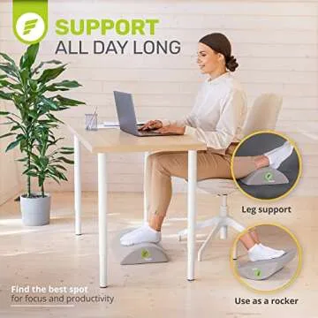 Buy ErgoFoam Ergonomic Foot Rest - Comfort and Support