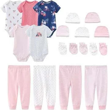 19-Piece Unisex Baby Layette Essentials Giftset