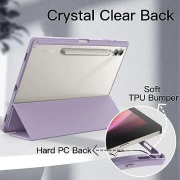 JETech Tablet Case for Samsung Galaxy Tab S10/S9 Plus